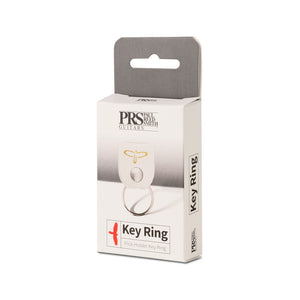 PRS Pick Holder Key Ring, White
