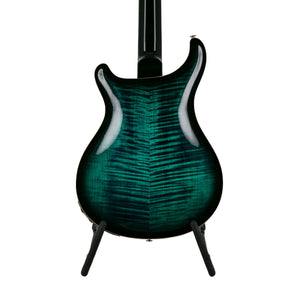 PRS Hollowbody II Piezo Electric Guitar w/Case, Custom Color, Peacock Blue Smokeburst