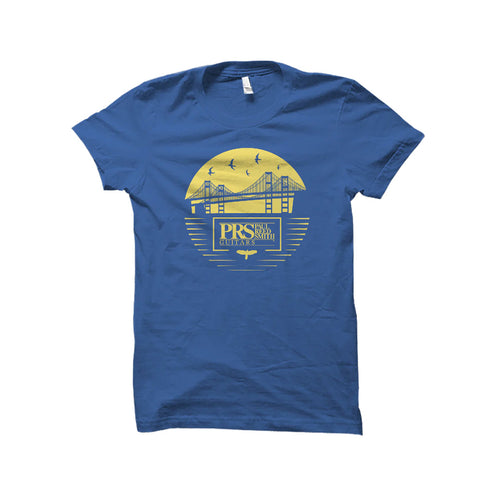 PRS Bay Bridge Tee, Yellow/Blue