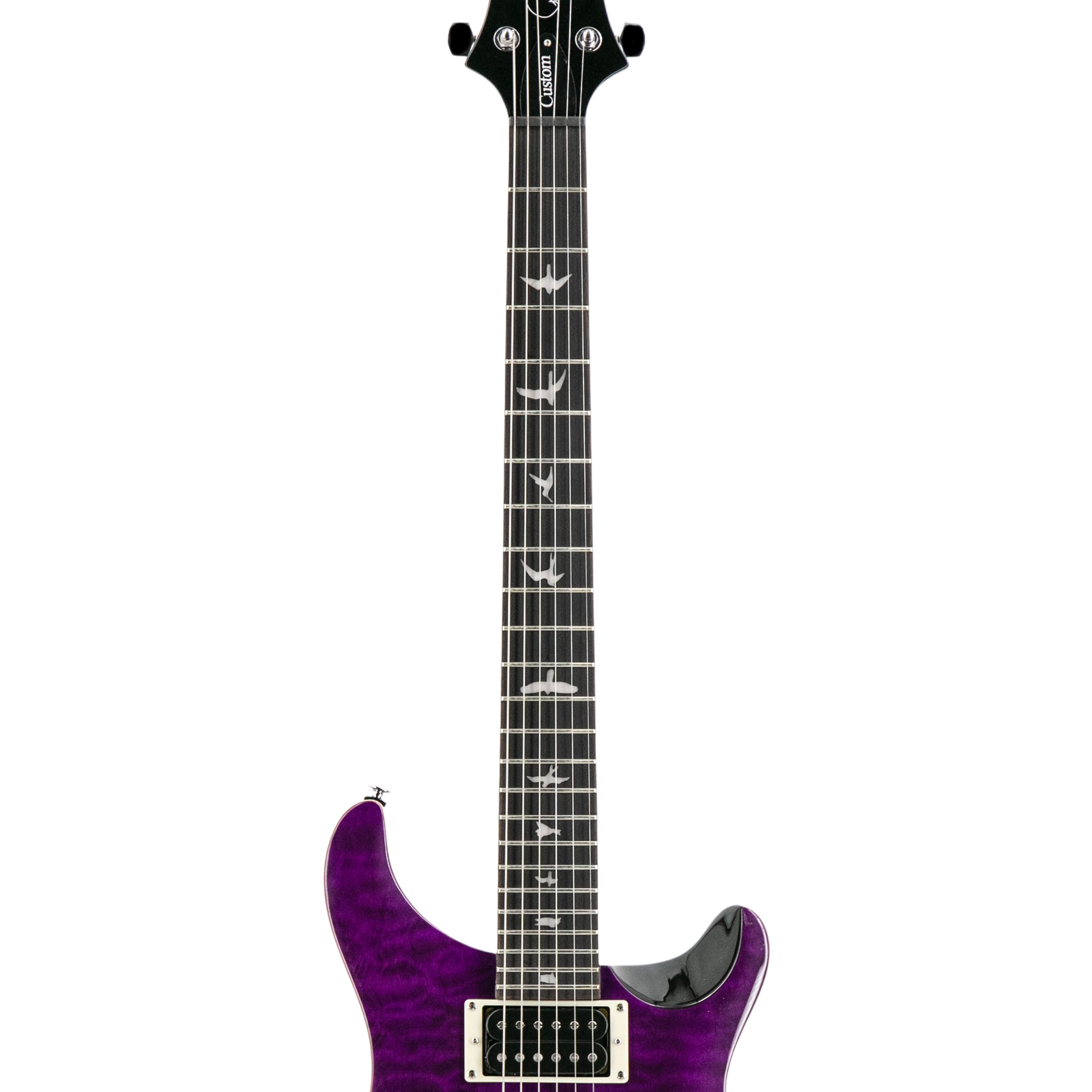 PRS SE Custom 24 Electric Guitar w/Bag, Quilted Amethyst – Swee