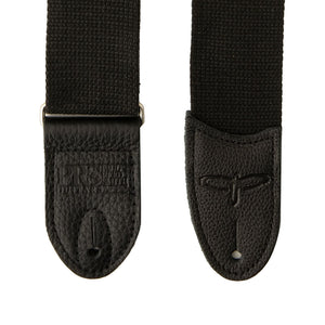 PRS Deluxe 2inch Cotton Guitar Strap, Black