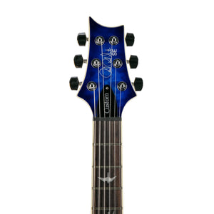 PRS SE Custom 24-08 Quilted Top Limited Edition Electric Guitar, Faded Blue Burst