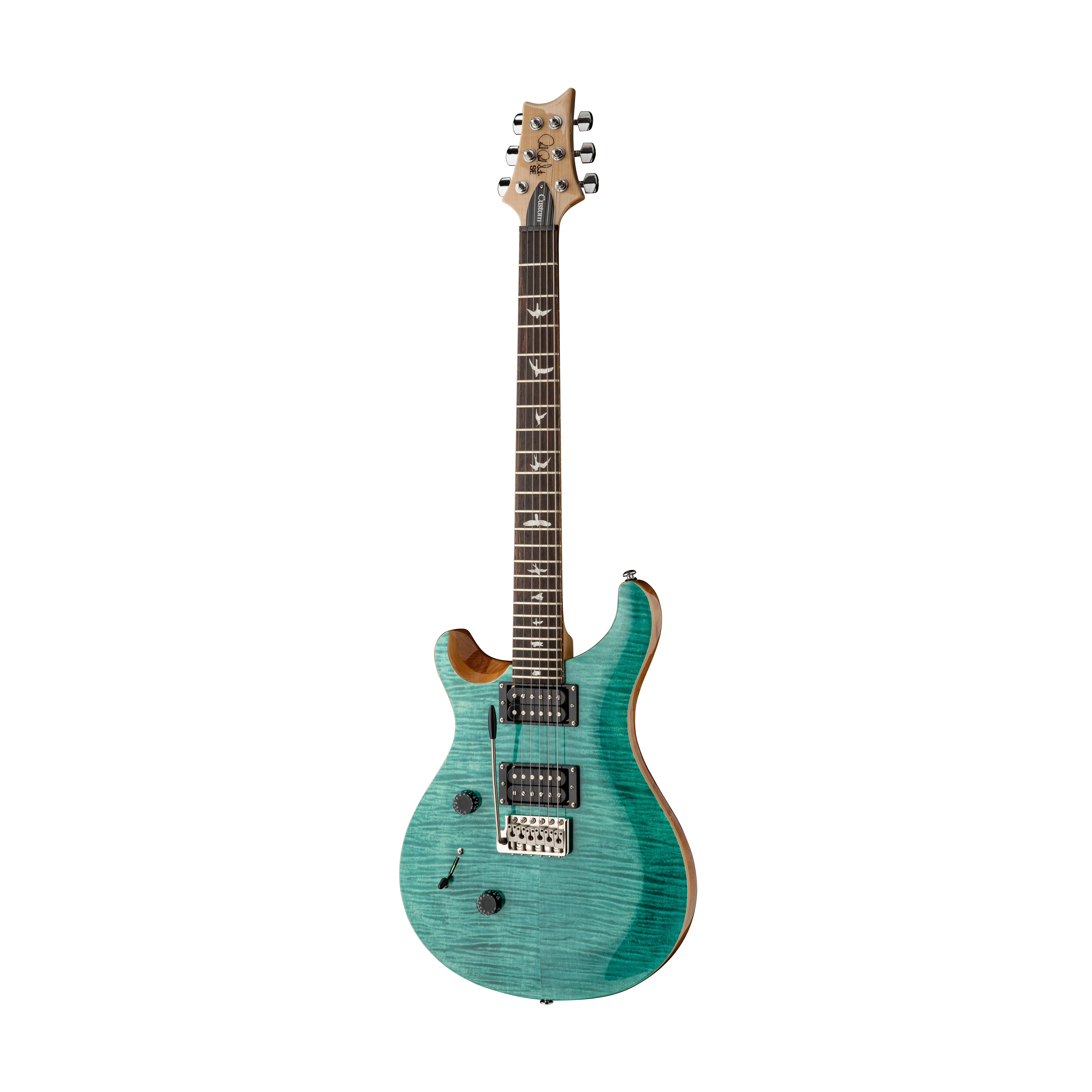 PRS SE Custom 24 Left-handed Electric Guitar, Turquoise – Swee Lee
