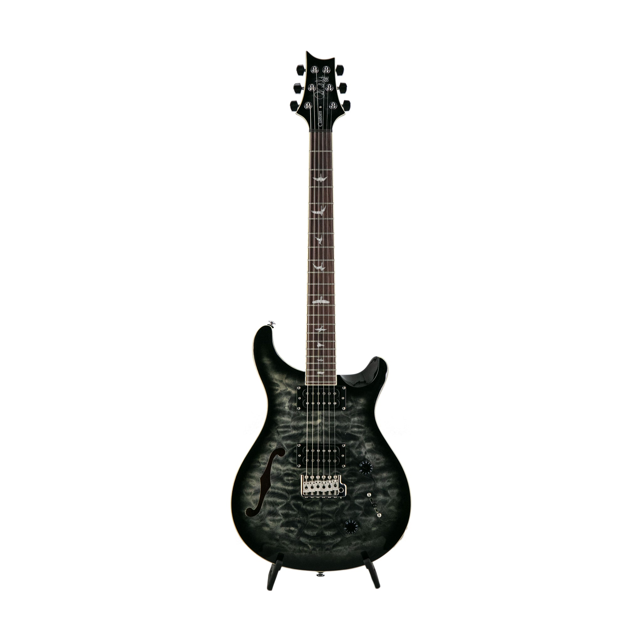 PRS SE Custom 22 Electric Guitar w/Gig Bag, Charcoal Burst