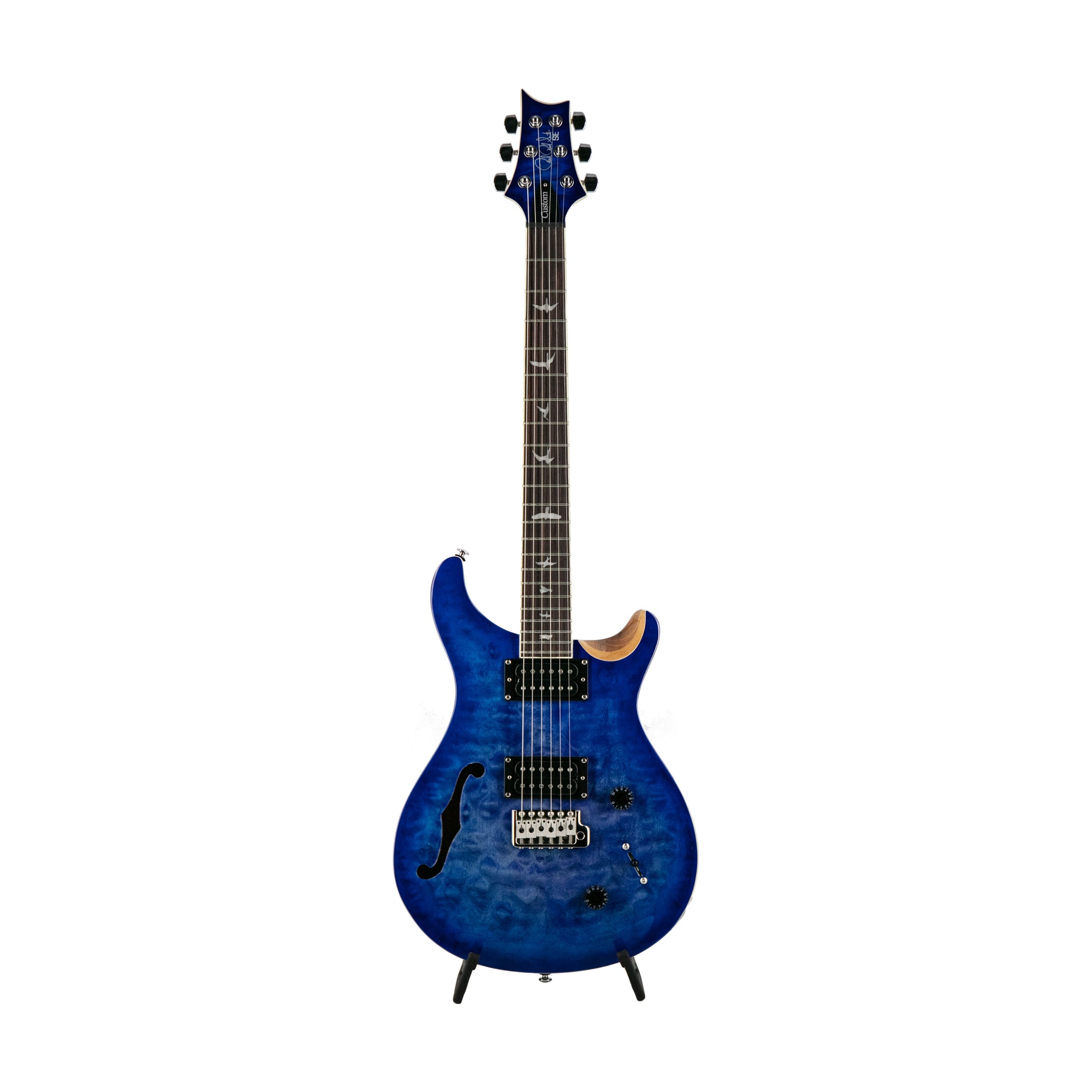 PRS SE Custom 22 Electric Guitar w/Gig Bag, Faded Blue Burst