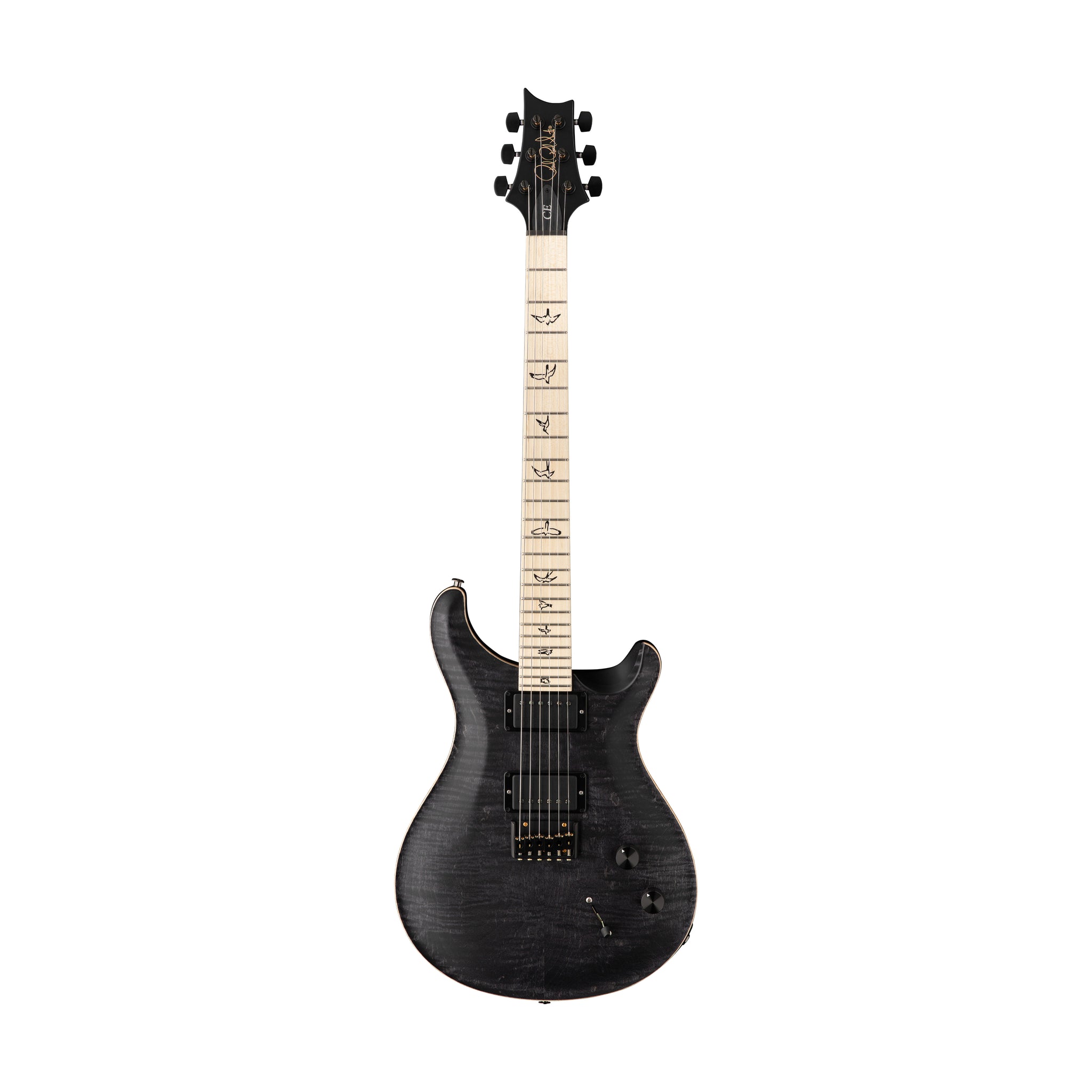 PRS Dustie Waring CE24 Hardtail Limited Edition Electric Guitar w/Bag, Gray Black