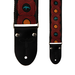 PRS 2 Inch Deluxe Retro Guitar Strap w/Custom Jacquard, Blue Birds