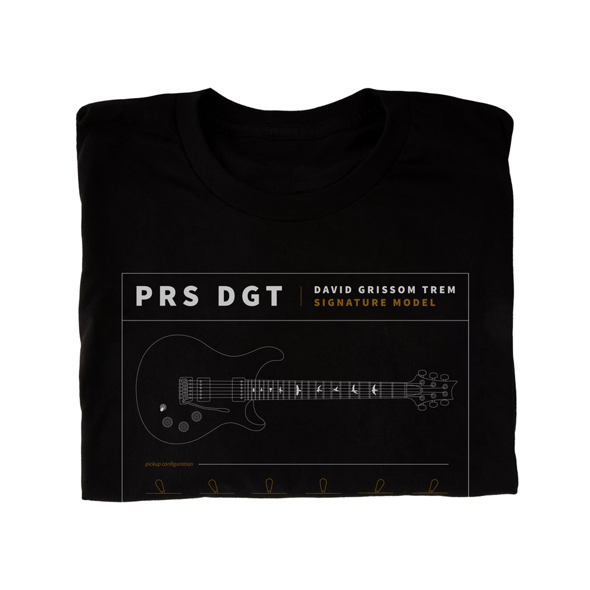PRS DGT David Grissom Tee, Black