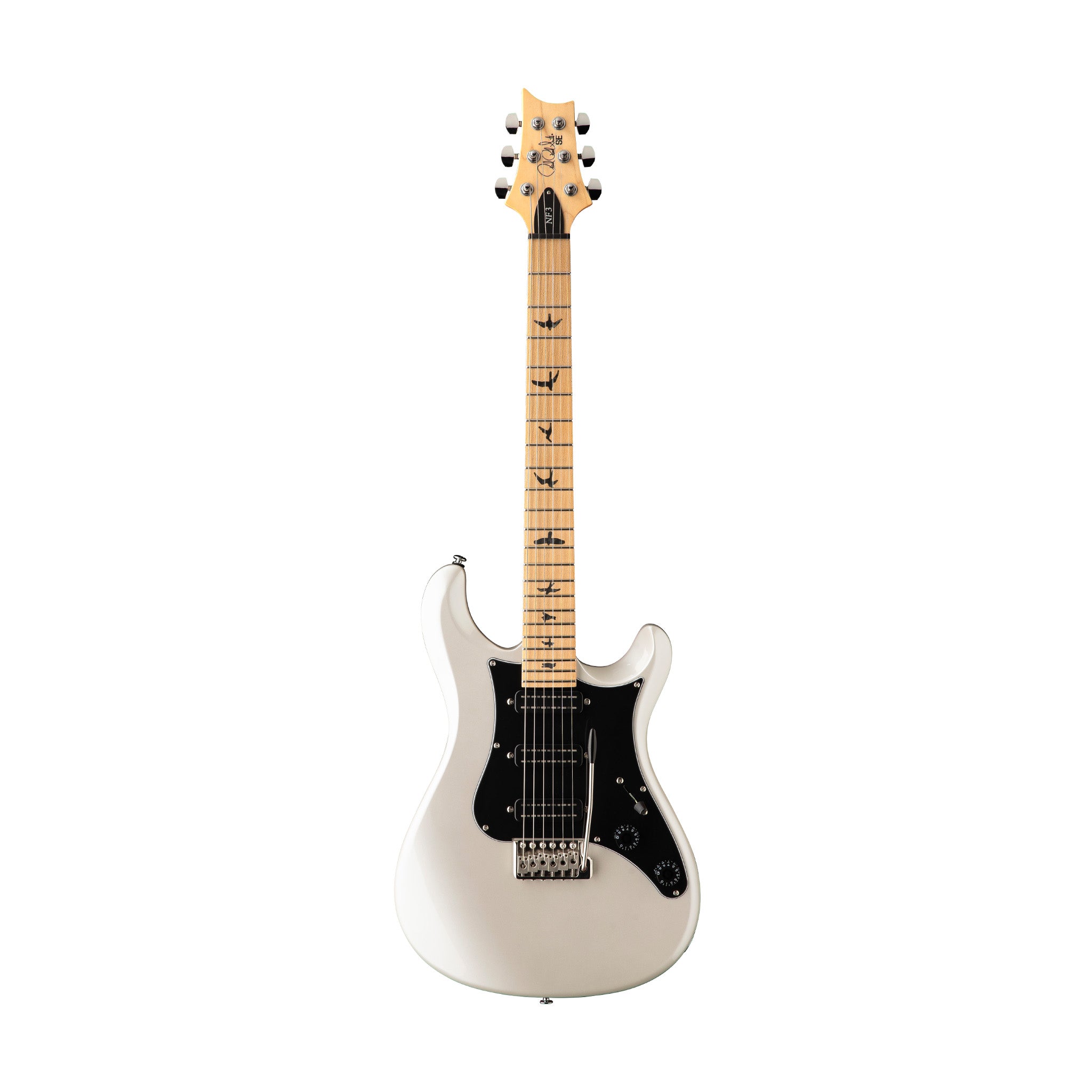 PRS SE NF3 Electric Guitar w/Bag, Maple FB, Pearl White – Swee Lee