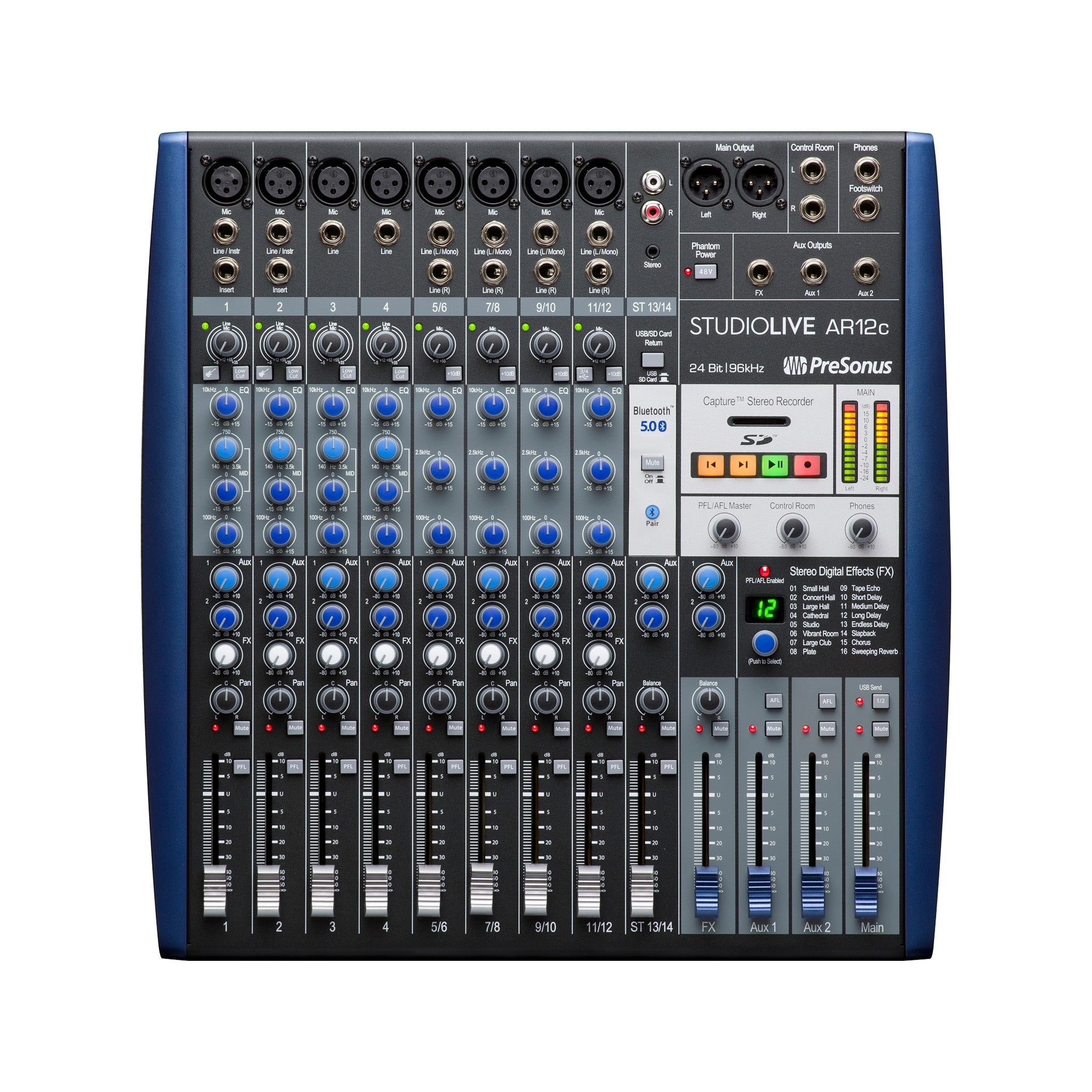 PreSonus StudioLive AR12c 12-Channel Analog Mixer