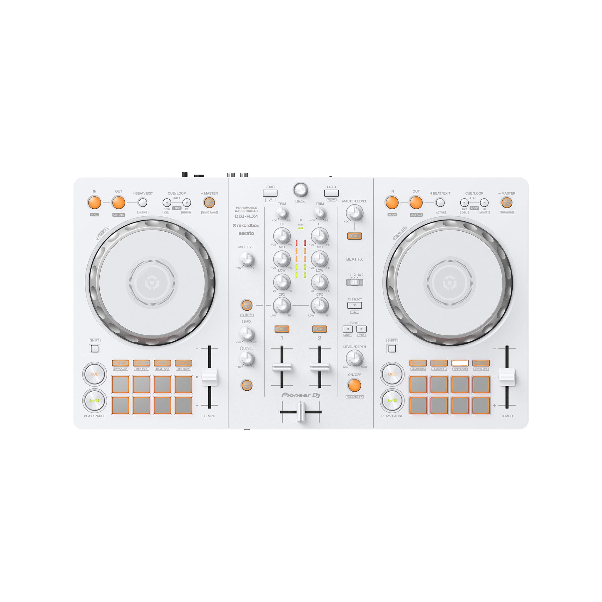 Pioneer DDJ-FLX4 2-channel DJ Controller, White – Swee Lee Malaysia