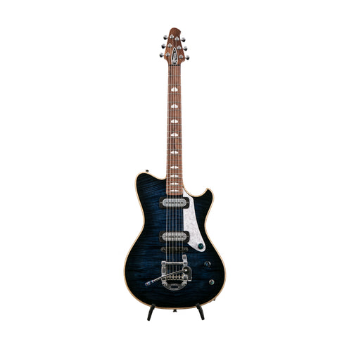 Powers Electric A-Type Select FF42 Camtail Electric Guitar, Twilight Blue