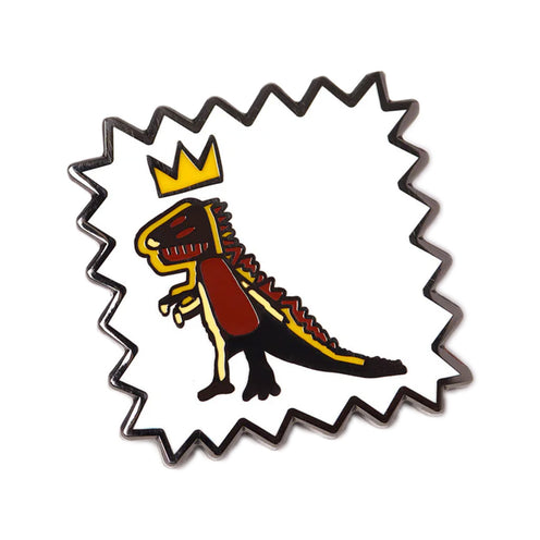Pintrill Jean-Michel Basquiat Crown T-Rex Pin