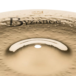 MEINL Cymbals B18HHC-B 18inch Byzance Brilliant Heavy Hammered Crash
