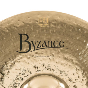 MEINL Cymbals B18HHC-B 18inch Byzance Brilliant Heavy Hammered Crash