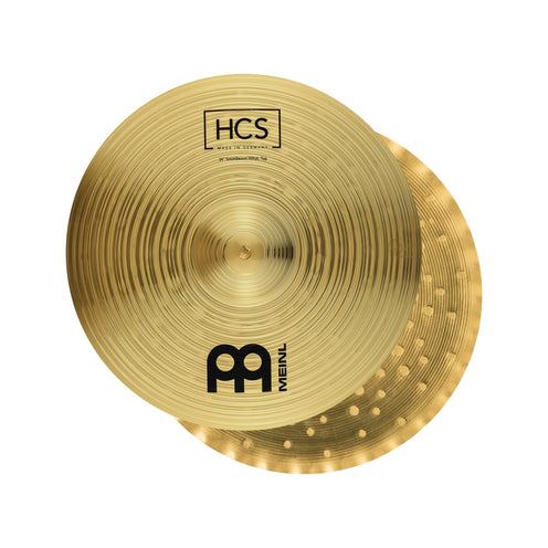 MEINL Cymbals HCS14SWH 14inch HCS Soundwave HiHat, Pair