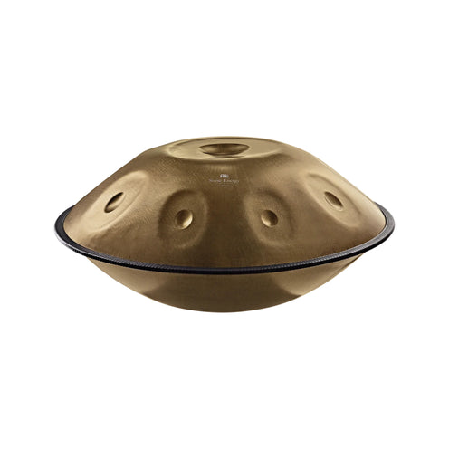 MEINL Sonic Energy HPSTL90 Sensory Series Stainless Steel Handpan in D Kurd 9, 440Hz, Vintage Gold