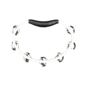 MEINL Percussion HTWH Headliner Series Handheld ABS Tambourine, 1 Row, White