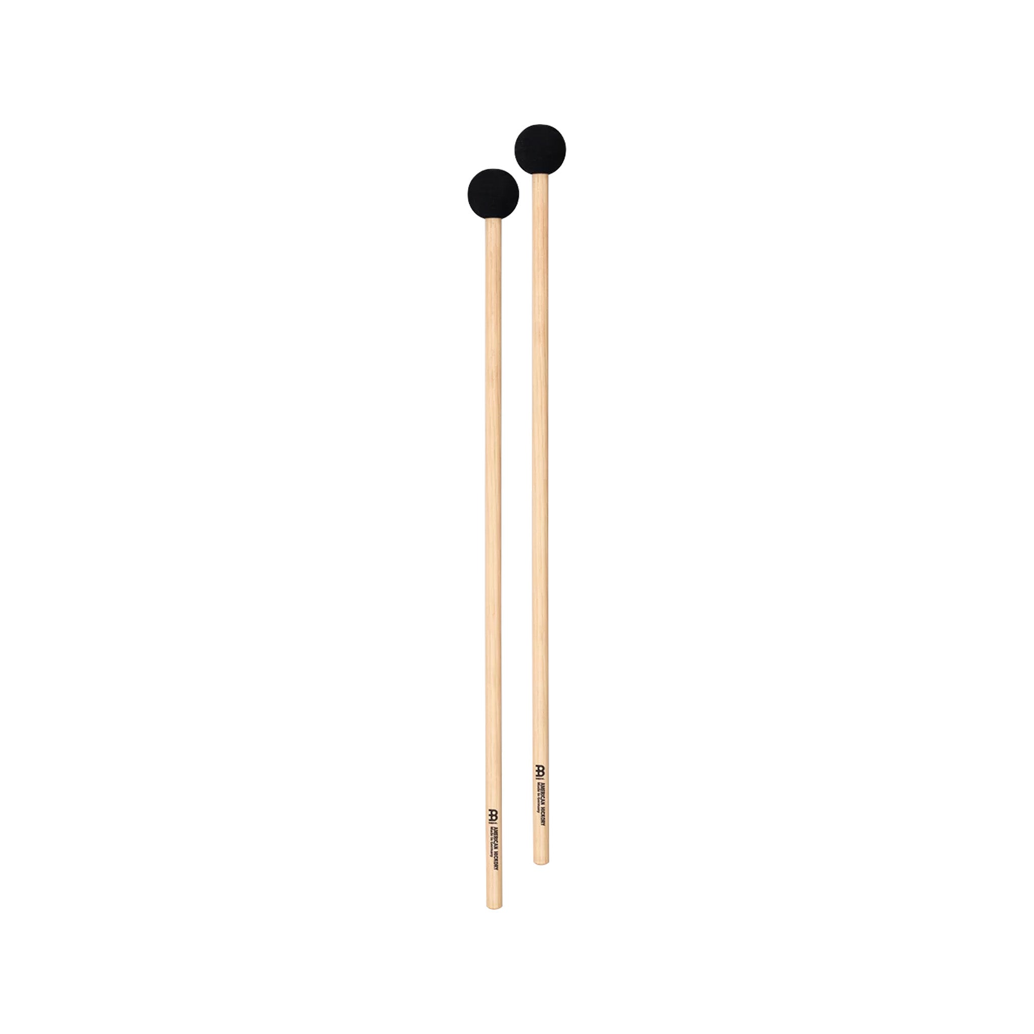 MEINL Percussion MPM5 12 1/2inch Temple & Woodblock Mallet, Soft Rubber Head, Hickory