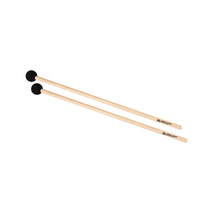 MEINL Percussion MPM5 12 1/2inch Temple & Woodblock Mallet, Soft Rubber Head, Hickory