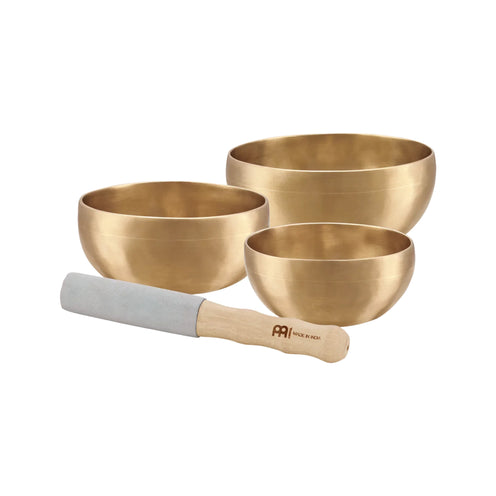 MEINL Sonic Energy SB-U-1500 3pcs Universal Series Singing Bowl Set, 400/500/600G