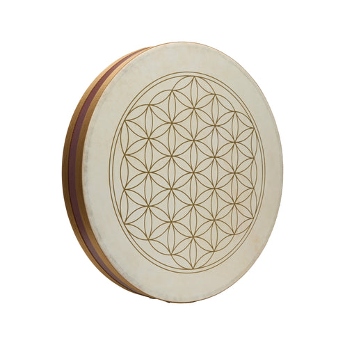MEINL Sonic Energy WD18FOL 18inch Goat Skin Drum Heads Wave Drum, Flower Of Life
