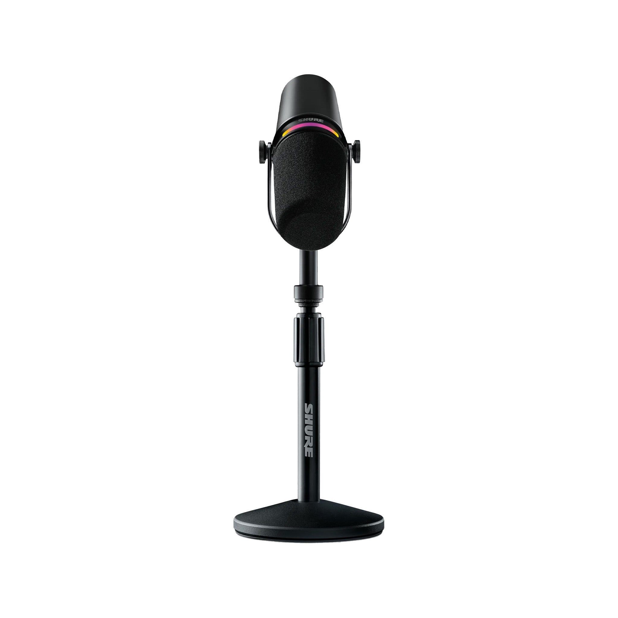 Shure MV7+ USB/XLR Podcast Microphone Bundle w/Stand, Black – Swee
