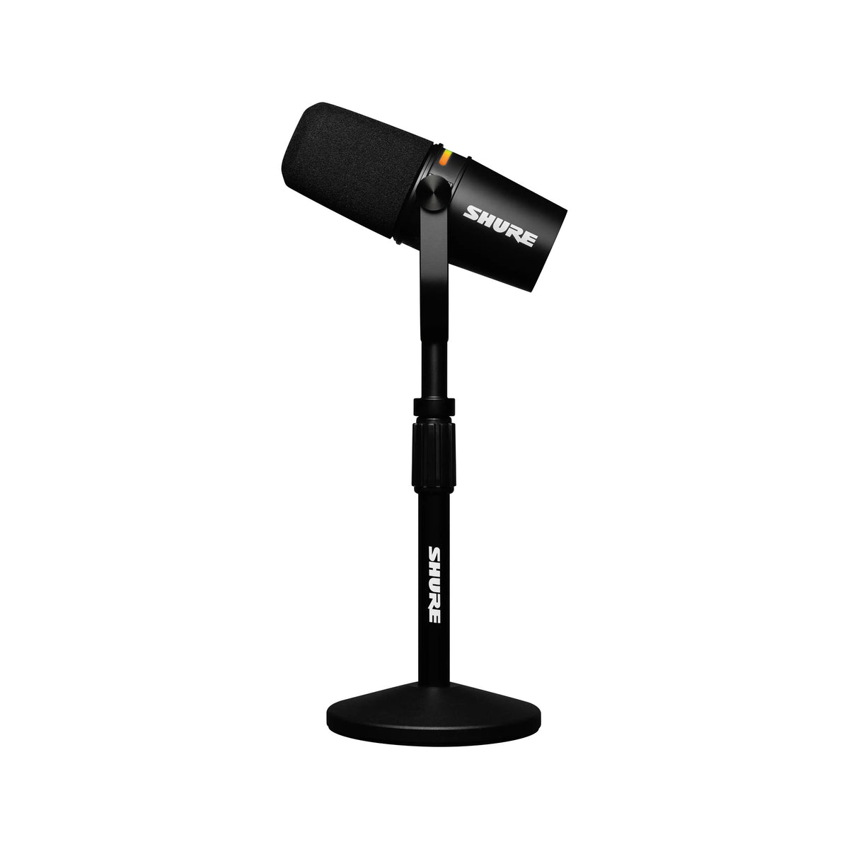 Shure MV7+ USB/XLR Podcast Microphone Bundle w/Stand, Black – Swee