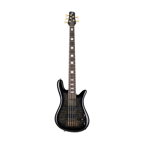 Spector Icon NS 5 Bolt-On 5-String Electric Bass Guitar, Black Stain Gloss