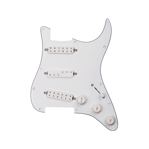 Seymour Duncan Everything Axe 6-String Loaded Strat Pickguard, White