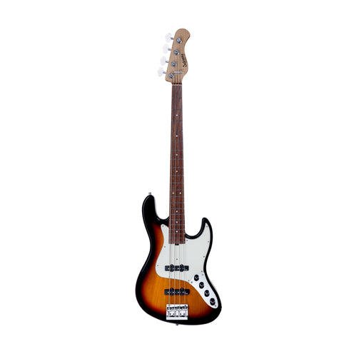 Sadowsky MetroExpress 21-fret Vintage JJ 4-String Bass Guitar, PF FB, Tobacco Sunburst Transparent