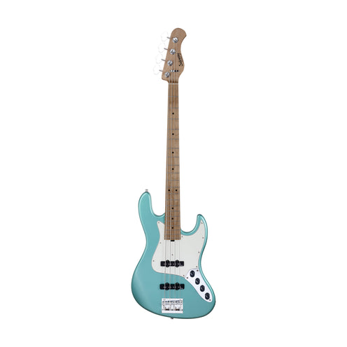 Sadowsky MetroExpress 21-fret Vintage JJ 4-String Bass Guitar, Maple FB, Sage Green Metallic (B-Stock)