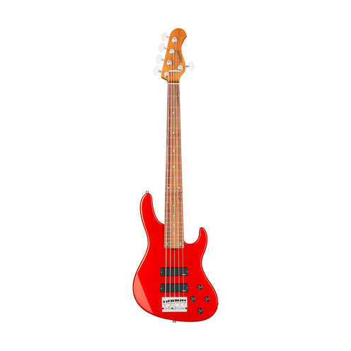 Sadowsky MetroExpress 24-Fret Modern 5-String Bass, Solid Candy Apple Red Metallic High Polish