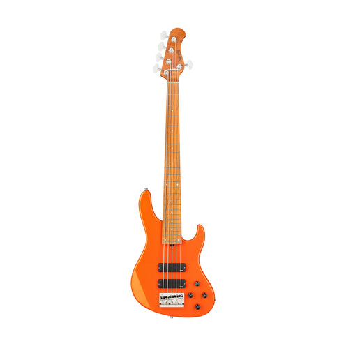 Sadowsky MetroExpress 24-Fret Modern 5-String Bass, Solid Candy Apple Orange Metallic High Polish