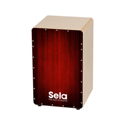 Sela SE-060 Varios Cajon, Red Bundle w/Bag & Cajon Pad