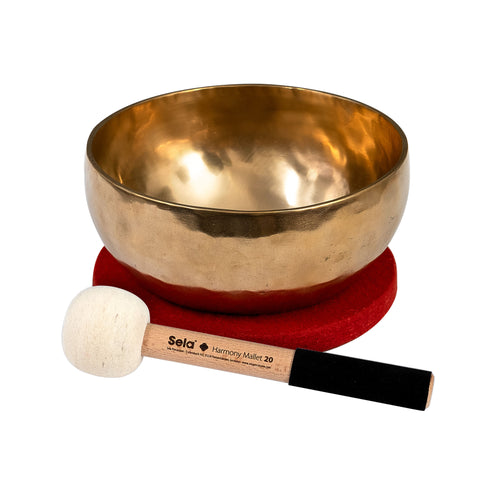 Sela SE-263 Harmony Singing Bowl w/Bag, Mallet & Felt Ring, 19cm