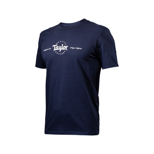 Taylor Men's Classic T-Shirt, Navy Blue/Grey