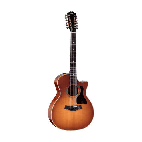 Taylor 354ce Studio Special Edition 12-String Sapele / Spruce Acoustic Guitar, Honeyburst