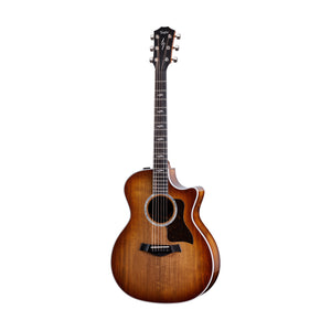 Taylor 424ce Special Edition Walnut/Walnut Acoustic Guitar w/Bag, Shaded Edge Burst
