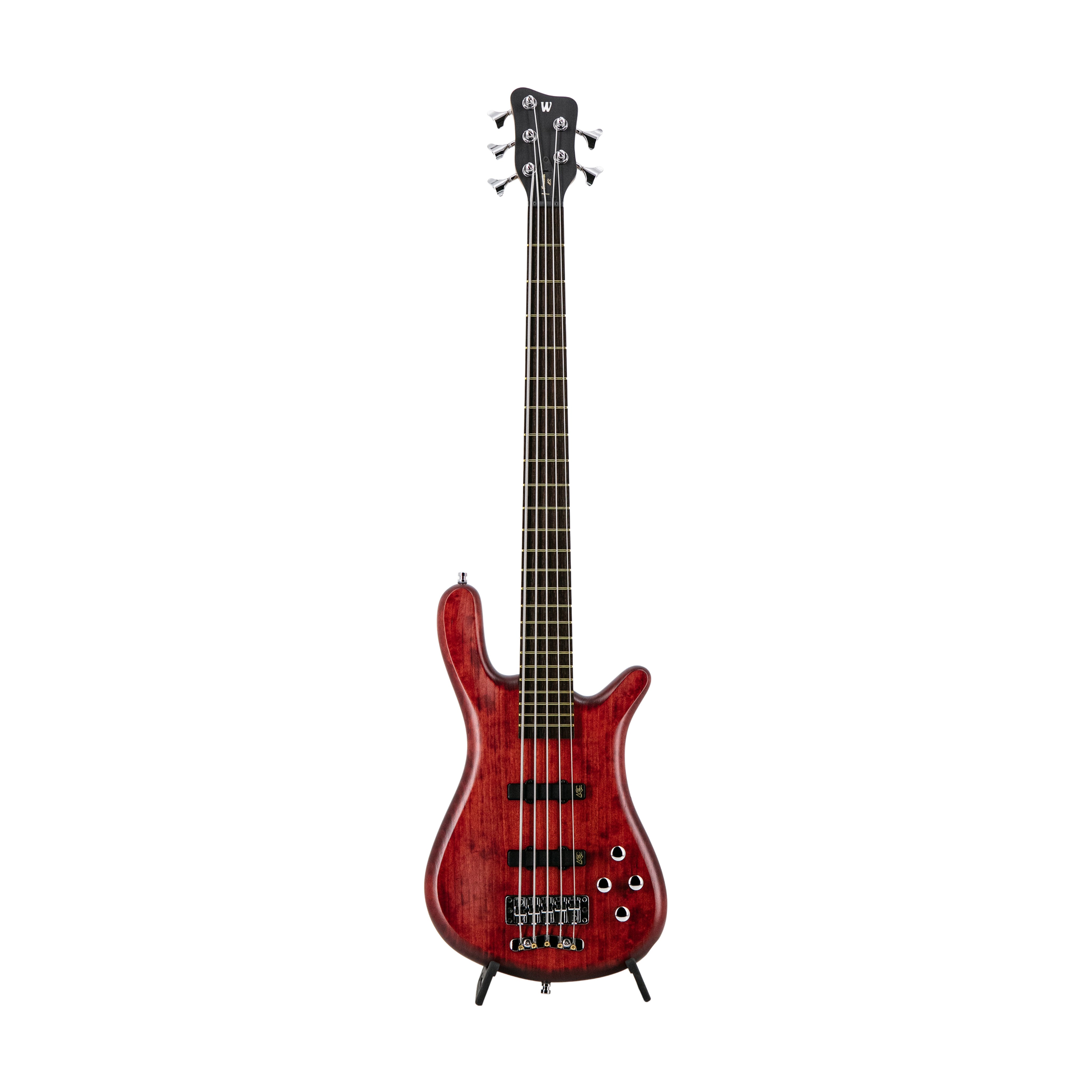 Warwick streamer LX(ドイツ製) RED Warwick WGPS Streamer LX Fretted act/act Cherry 5-String Bass w