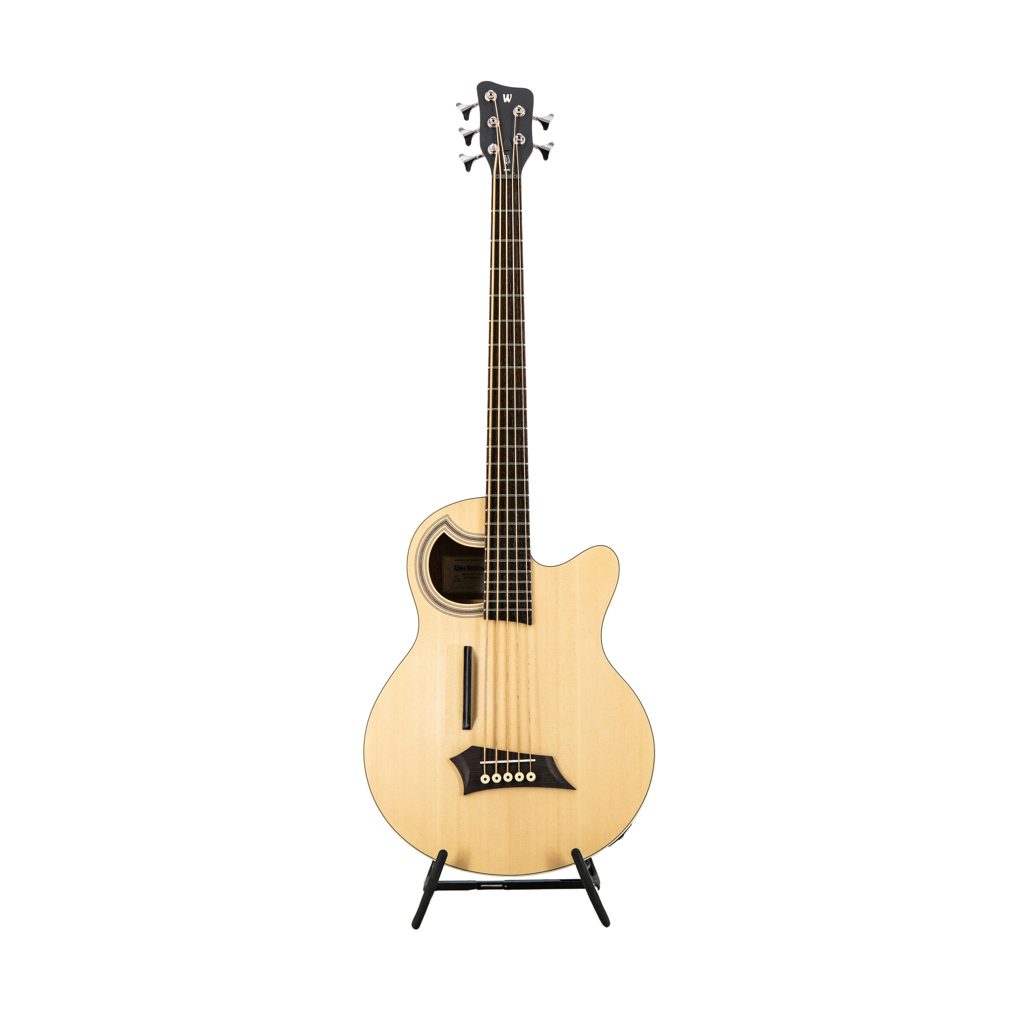 Warwick RockBass Alien Standard 5-String Bass Guitar, Natural