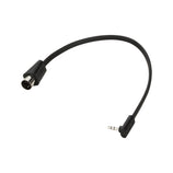 Warwick RockBoard Flat TRS to MIDI Cable, Type B, 30 cm / 11 13/16 Inch, Black