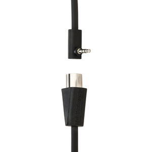 Rockboard by Warwick Flat TRS to MIDI Cable, Type B, 30 cm / 11 13/16 Inch, Black