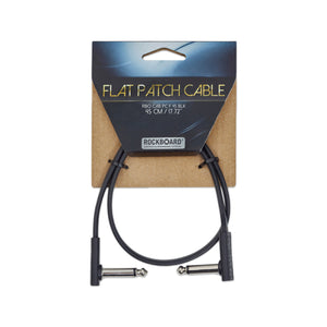 Rockboard by Warwick Flat Patch Cable, 45 cm / 17 23/32 Inch, Black