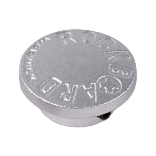 RockBoard by Warwick RBO FT STOMPETE BK RockBoard StomPete Footswitch Topper, 3-Piece, Silver