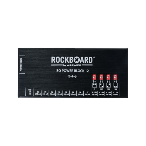 RockBoard by Warwick ISO Power Block V12 IEC Multi Power Supply
