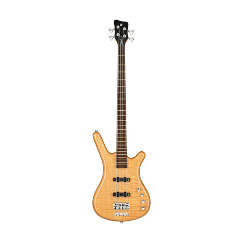 Warwick RockBass Corvette Premium 4-String Bass Guitar, Natural Transparent High Polish