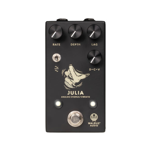 Walrus Audio Julia Analog Chorus & Vibrato V2 Guitar Effects Pedal, Black