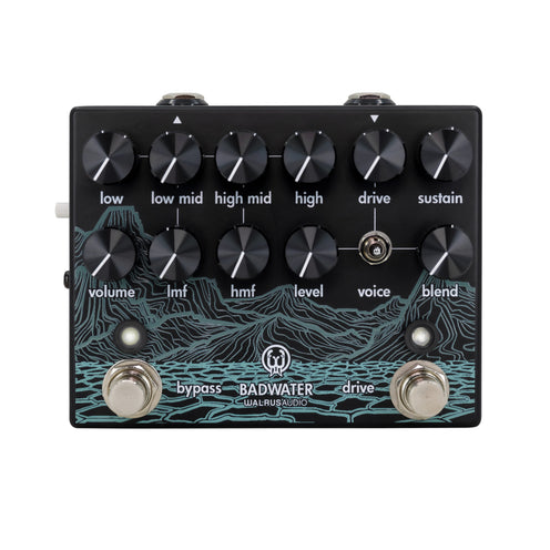 Walrus Audio Badwater Bass Preamp D.I. Guitar Effects Pedal (B-Stock)