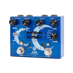Walrus Audio SLOER Stereo Ambient Reverb Guitar Effects Pedal, Blue